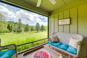 Bright Franklin Villa Fireplace, Golf Course View